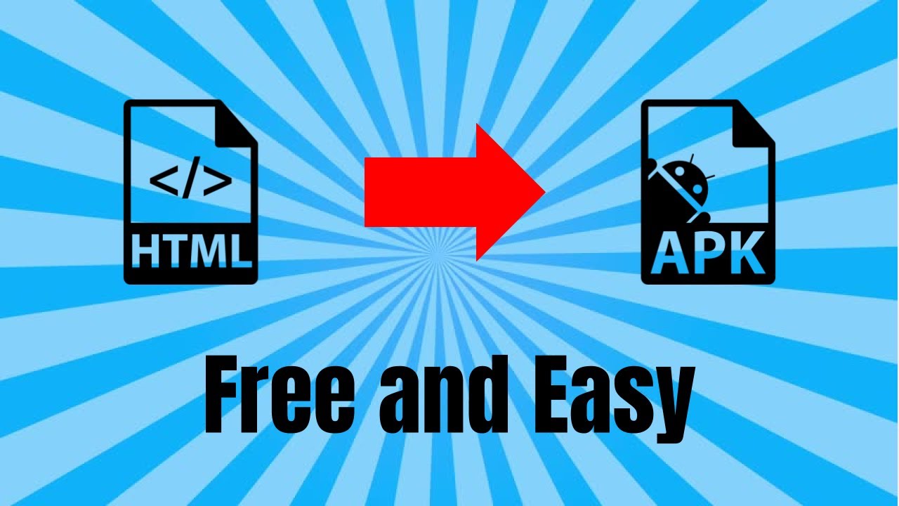 How to Convert HTML to APK!