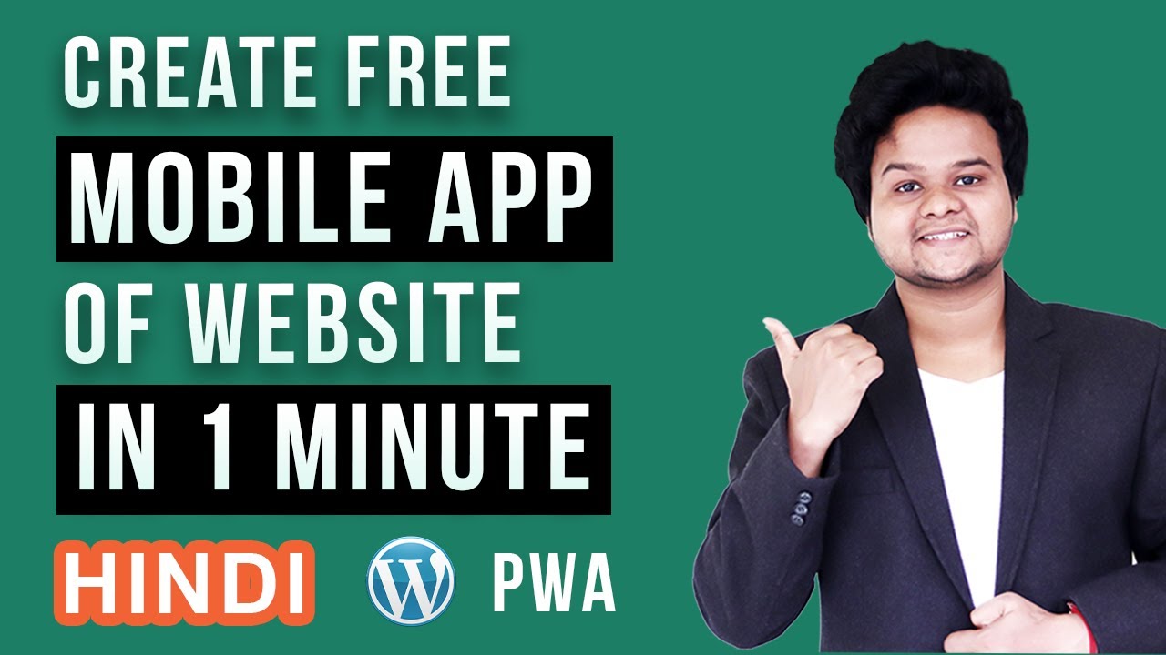 Convert WordPress Website Into Android App | PWA WordPress Tutorial and Setup Hindi 2021