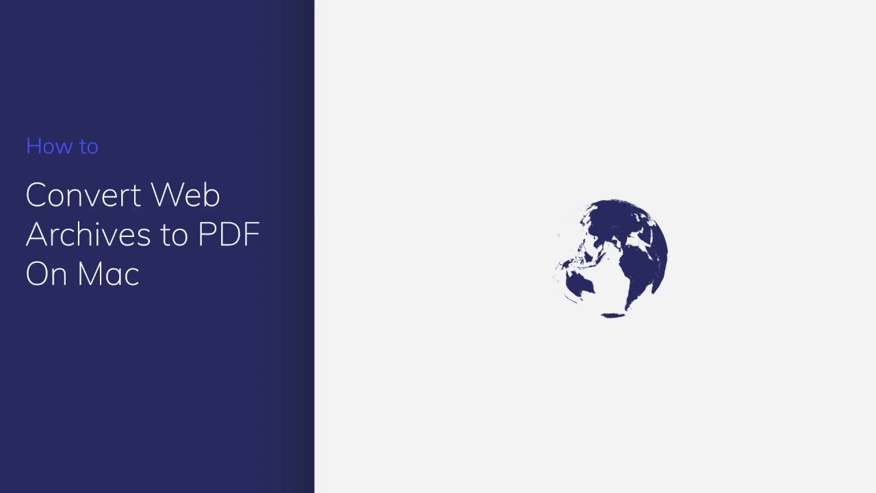 Convert Web Archive to PDF On Mac with PDFelement