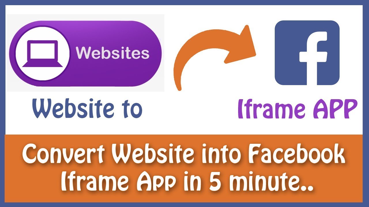 Convert website into Facebook iframe app in 5 minutes [2019] Facebook API guide