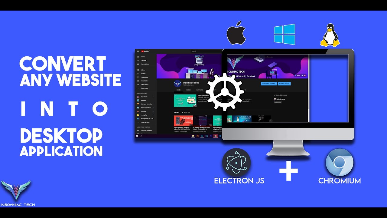 CONVERT ANY WEBSITE INTO A DESKTOP APP [NO CODING REQUIRED]