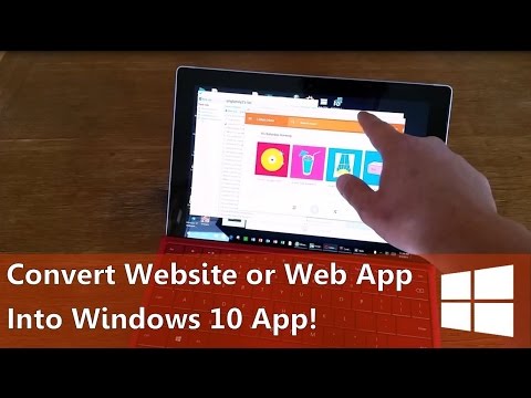 Surface Quick Tip: Convert Any Web App Into a Windows 10 App