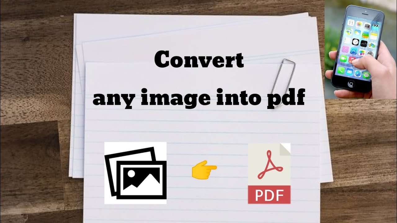 Convert any image into pdf easily | in mobile | using App / online converter