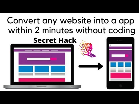 how to turn website into a mobile app software । convert website to a mobile app software