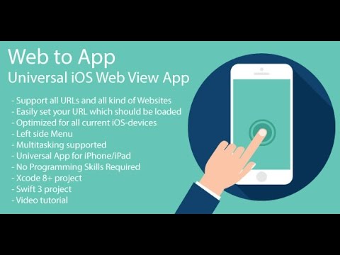 WebToApp – Video tutorial | Convert web site to iOS App