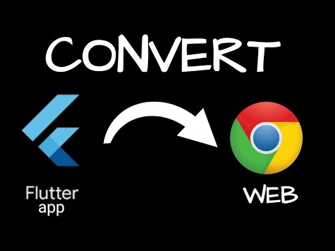 Convert flutter app to web | Flutter website
