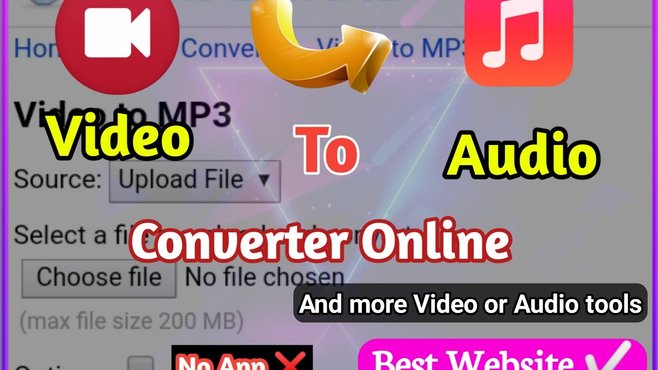 How to Convert Video to Audio| Video converter Online | Best Website | Creative Satyajit