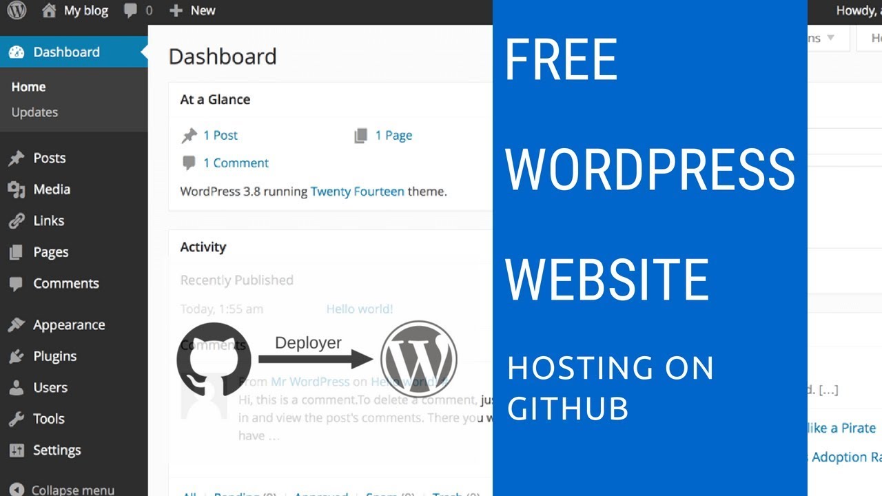 Free WordPress Website Hosting on GitHub
