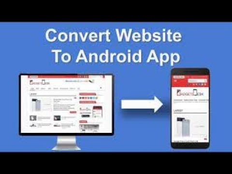 how to convert  website into android application