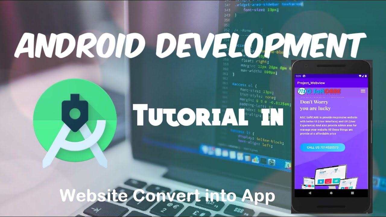 How to convert website into android app  Using Android Studio in Hindi|2021|Part 10
