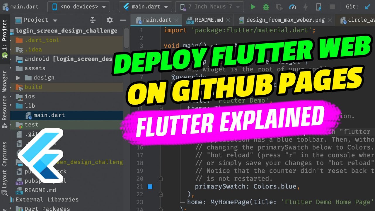 Deploy Flutter Web on GitHub Pages – Flutter Explained – Level: Pro