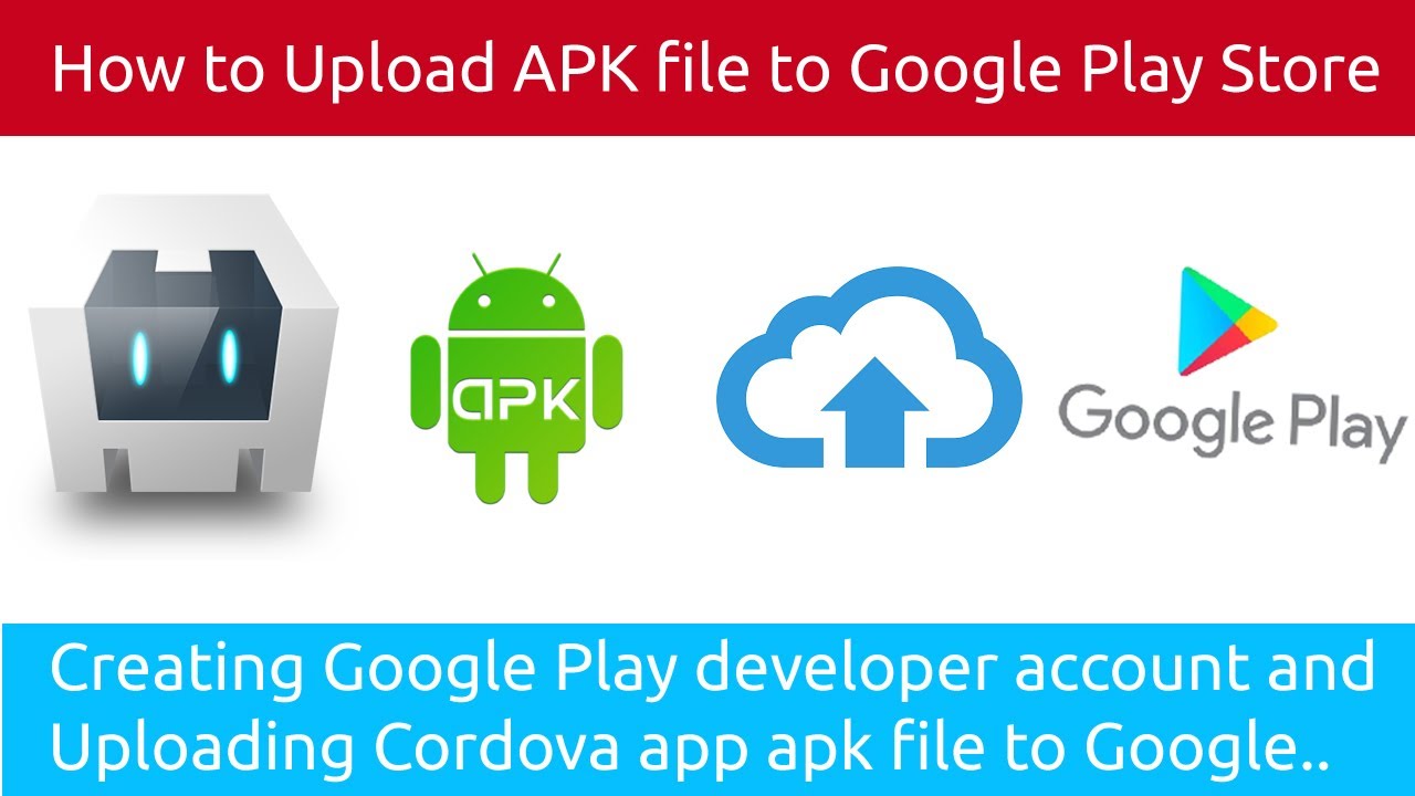3. Uploading Apk File to Google Play Store | signup playstore developer account | Cordova App 2021