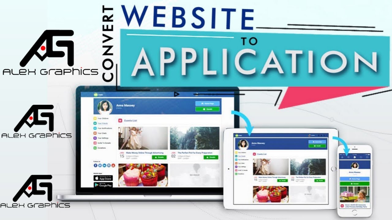 How to convert website into mobile App | Turn web into mobile App | free website to app converter