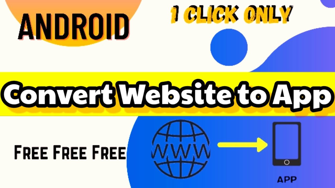 how to convert website into android app free | how to make Website to app | Website to app Free