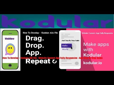 How To Develop Kodular AIA File  Website Convert App Fully Responsive And Full Guide – Tech Tips