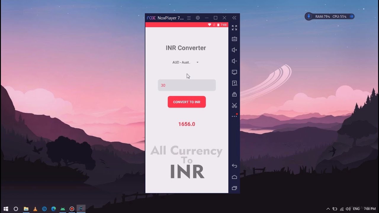 INR Converter App (Currency Converter) Android Studio