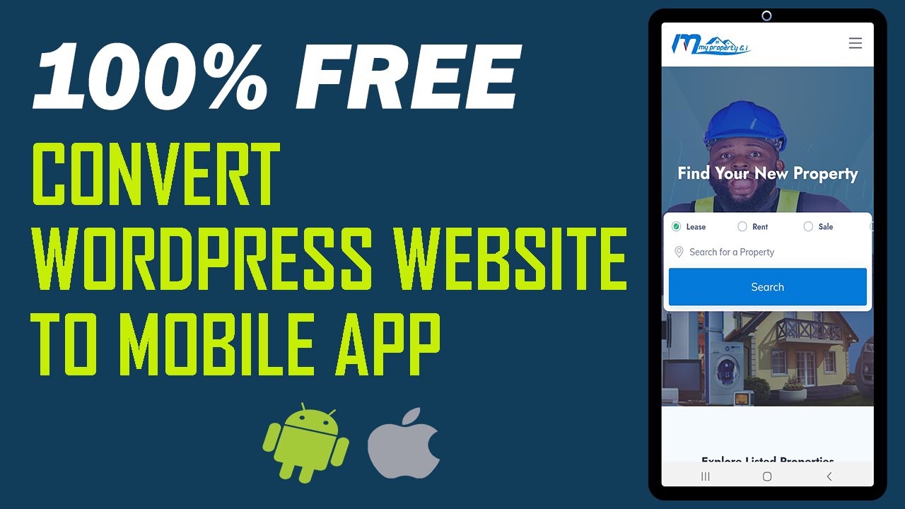 How to convert WordPress website to mobile App for Free