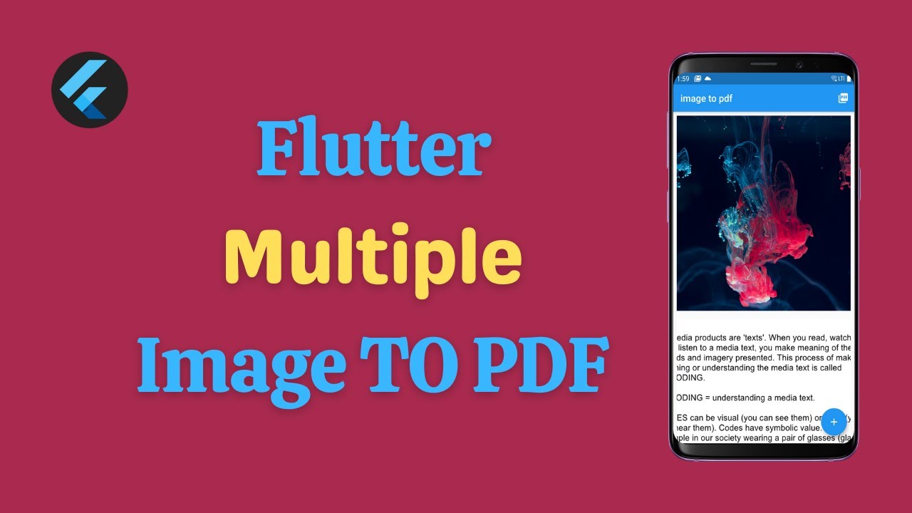Flutter Multi Image TO PDF Converter | Complete Tutorial + Source Code