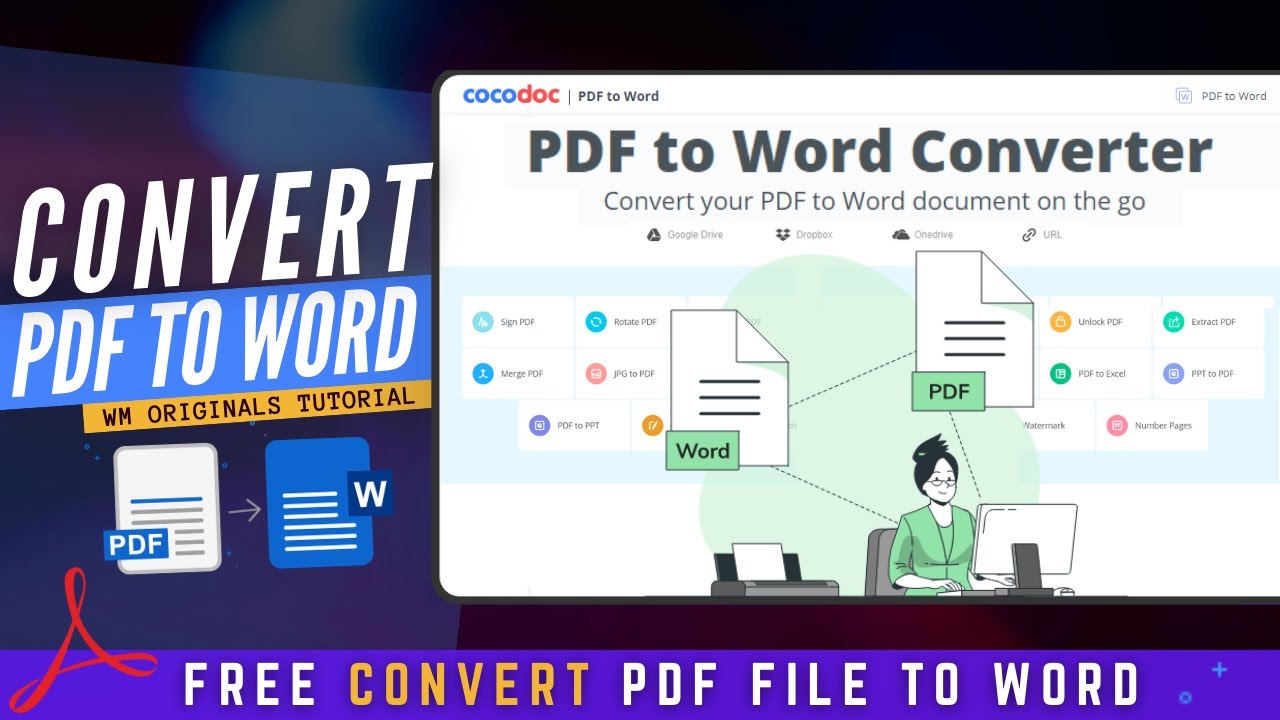 How to Convert PDF to Word | Best Online PDF Editor
