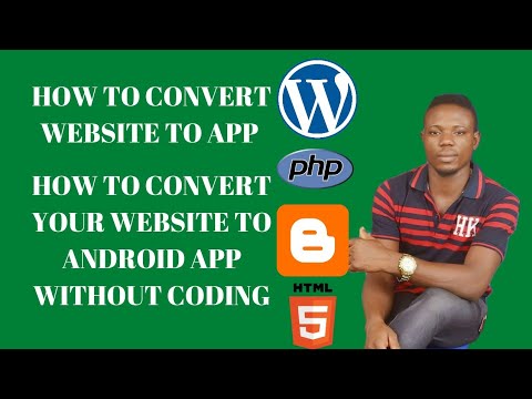 how to Convert Website to App | how to Convert your website to Android App without coding