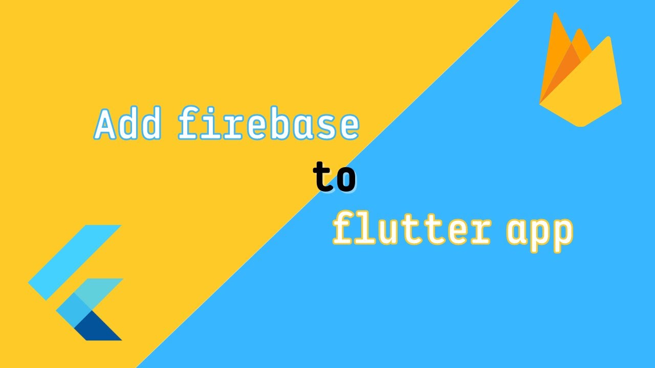 set up  firebase to flutter  app