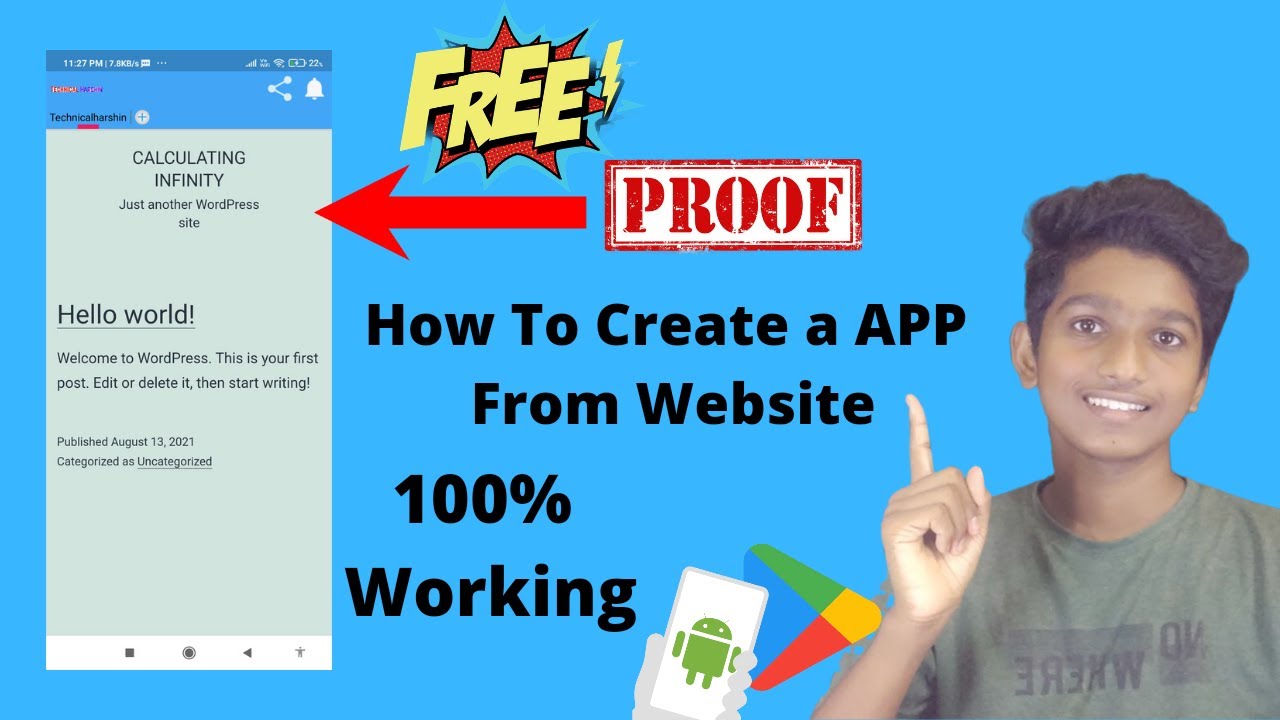 How To Convert Any Website Into a Professional Android App Free | Without Coding