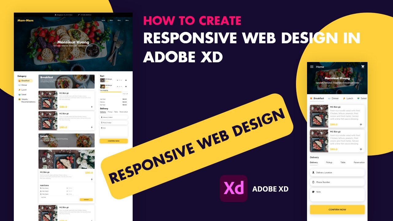 Responsive Web Design in Adobe XD| How to Convert Website Design Into Mobile View In Adobe XD