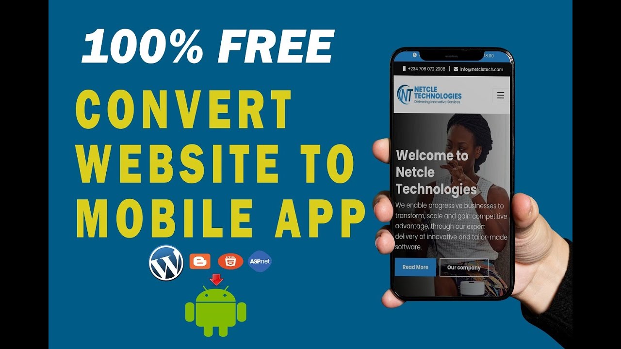 How to Convert WordPress Website, Blog to Mobile App for free