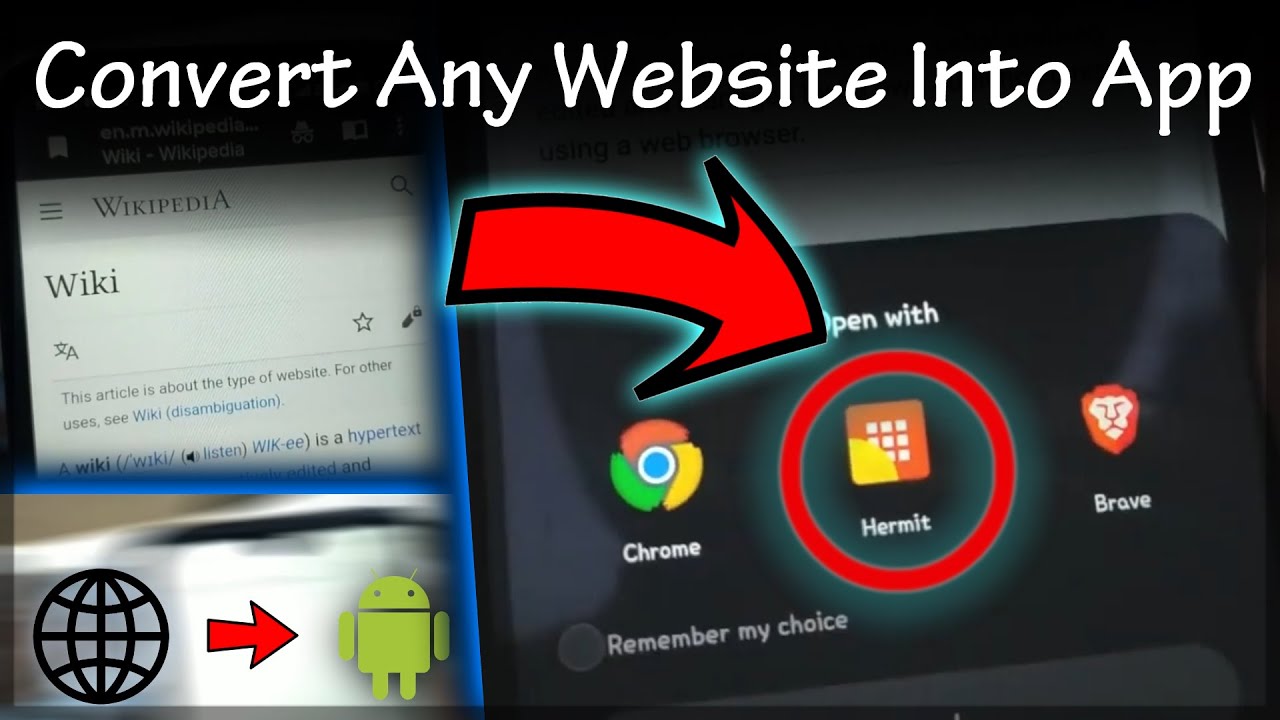 Convert Any Website Into App In 1 Minute !!! 2020