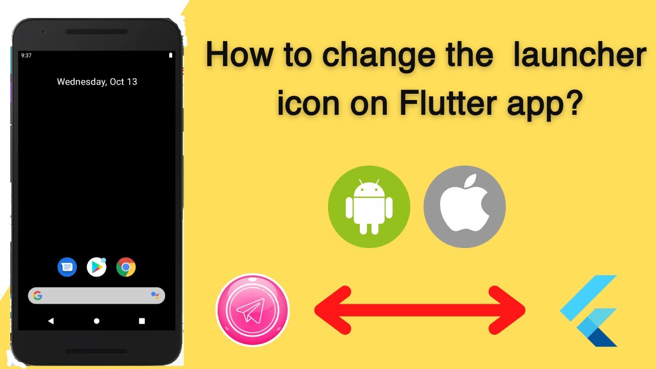 How to change the  launcher icon on Flutter app