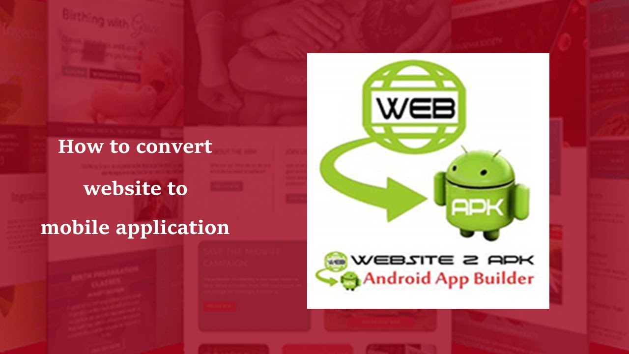How to convert a website to a mobile application in Tamil