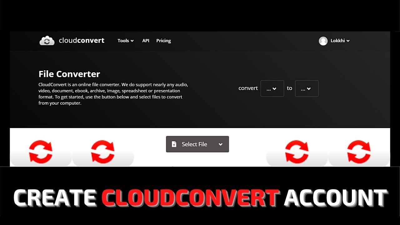 How To Create A CloudConvert Account (Online Converter WEBSITE)