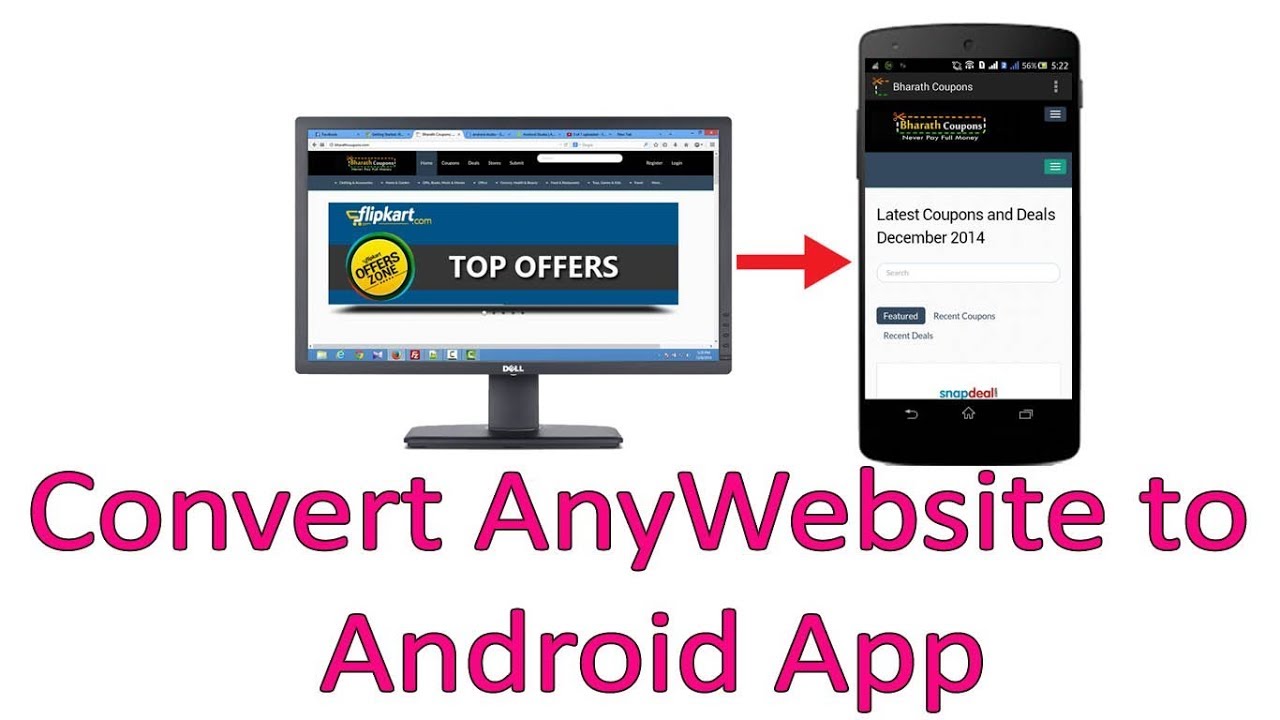 Convert website to mobile App – LiteApp Studio