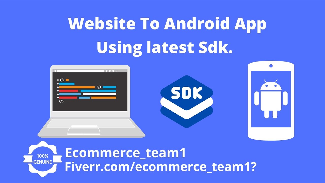 I will convert website to android app using latest sdk. 5 USD Start Price! Order Now.